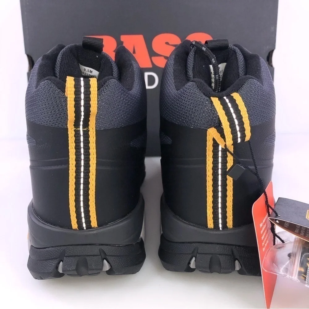 BASS OUTDOOR  Men's Vibram Peak Trail II Mid-Top Hiking Boot COLOR BLACK